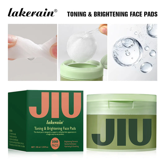 Toning & Brightening Face Pads Deep Moisturizing Tighten Enhance Radiance Soothing Sensitive Skin Circular Skincare Cotton Pad Peaceful Pleasures Health and Wellness