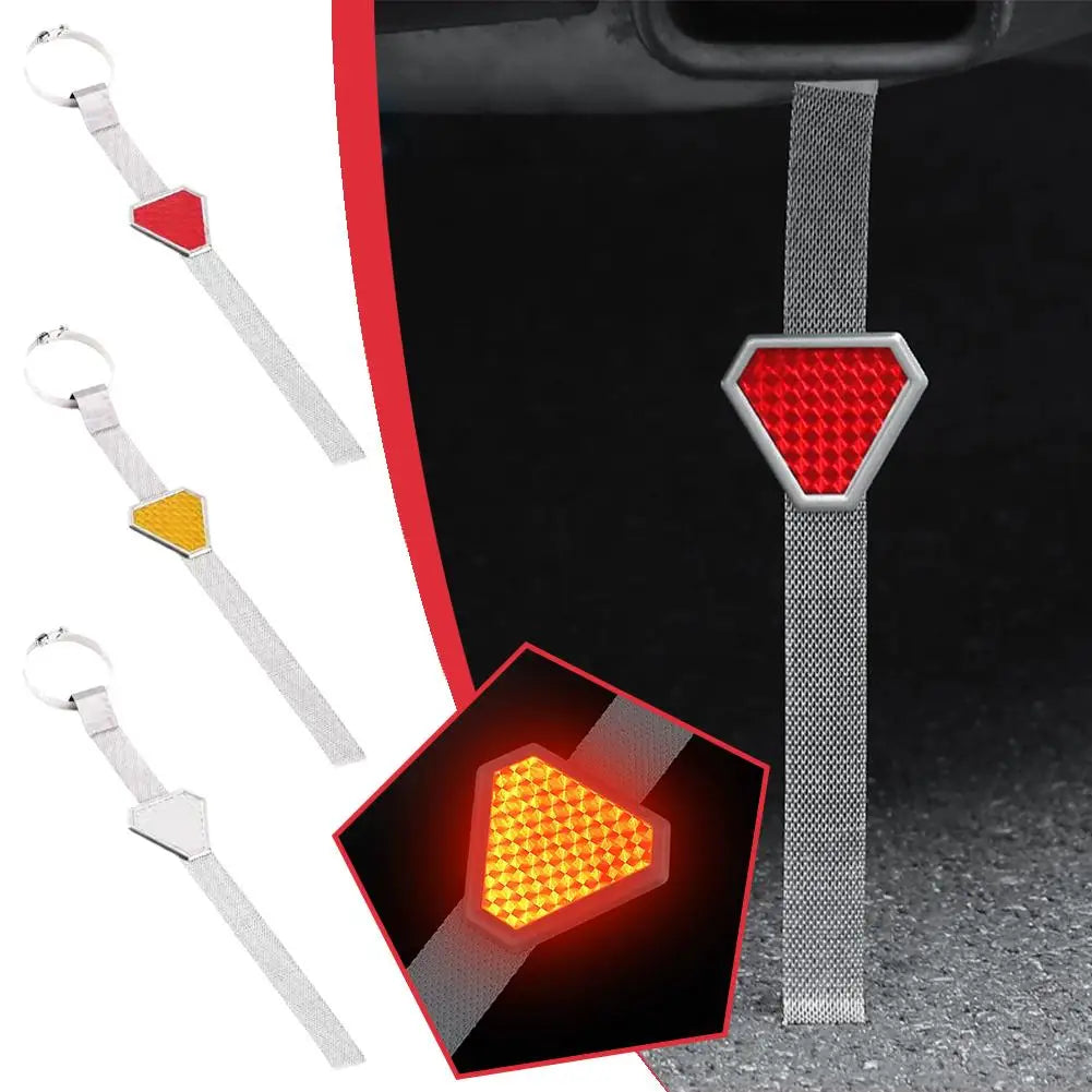 Car Static Eliminator Static strip With Small Triangular Reflective Metal Strip Car Anti-static Grounding Strip Peaceful Pleasures Health and Wellness