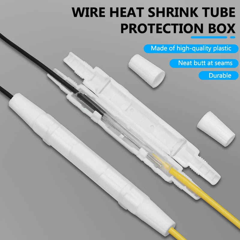 10pcs Optical Fiber Protection Box | Drop Cable Heat Shrink Tube
