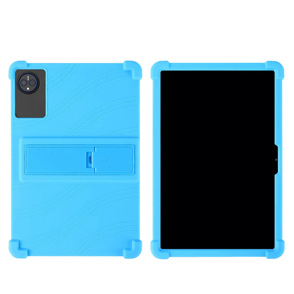 For HEADWOLF WPad7 Tablet Model Case Shockproof Cover 10.95 Inch Soft All-Inclusive Drop-Proof Protective Case Peaceful Pleasures Health and Wellness Sky Blue