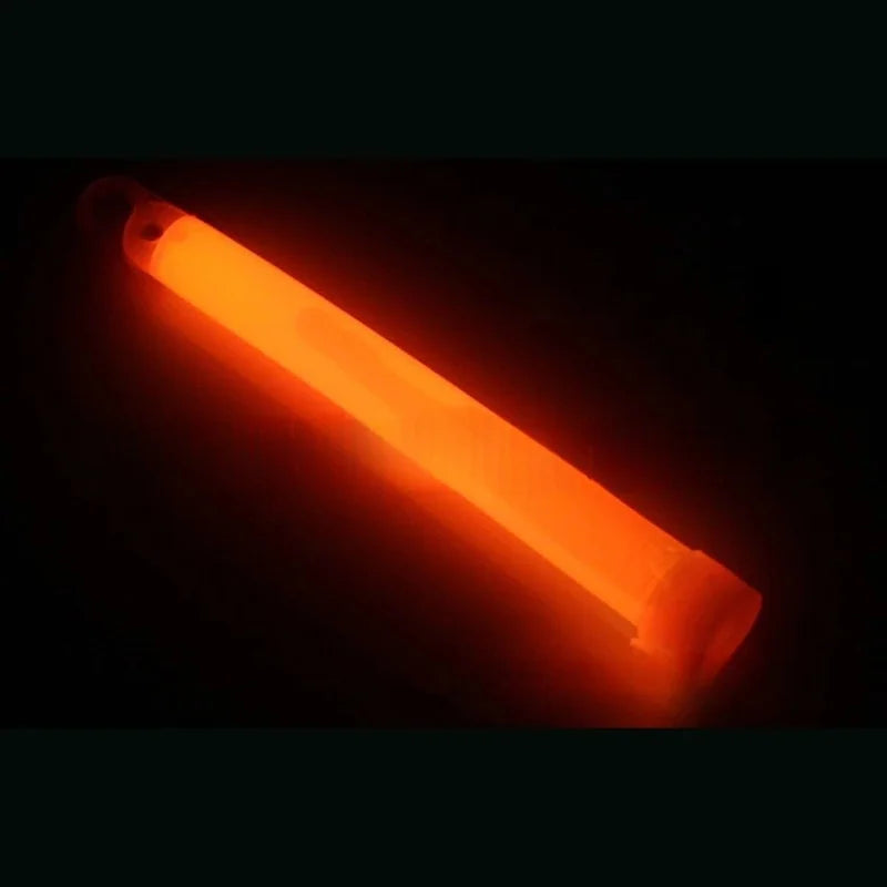 6inch 10 pcs Glow Stick 24-hour Chemical Fluorescent Colorful Light Camping Decoration Party Club Emergency survival tools Peaceful Pleasures Health and Wellness Orange
