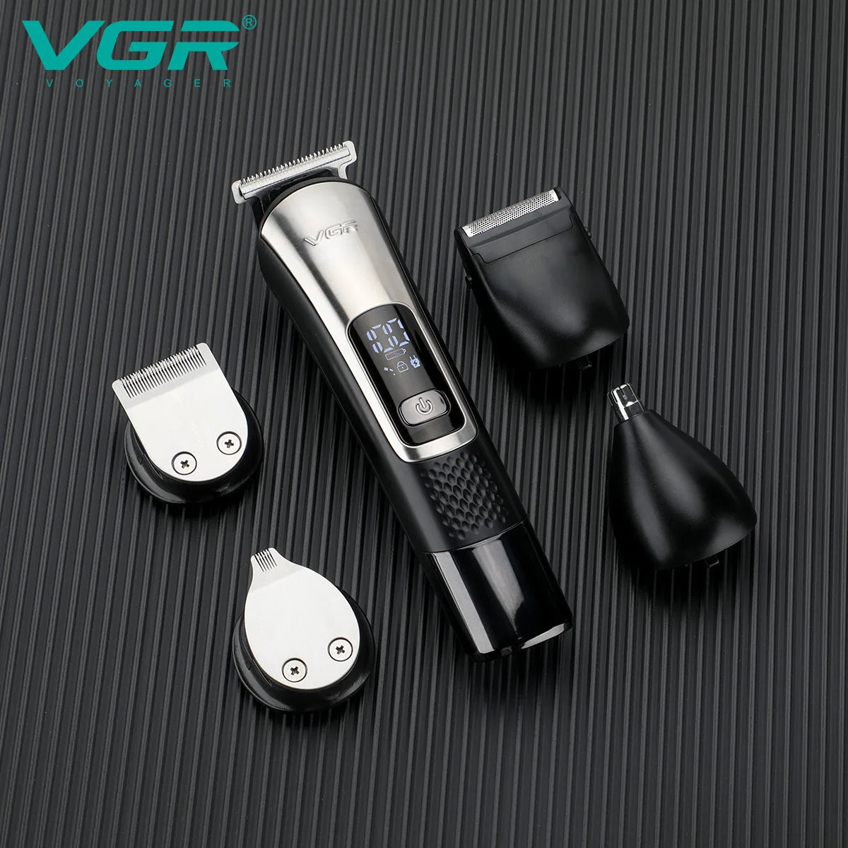 VGR111 5-in-1 Men's Care Oil Hair Sculpting electric Fader Shaving Hair clipper Hair trimmer set Peaceful Pleasures Health and Wellness