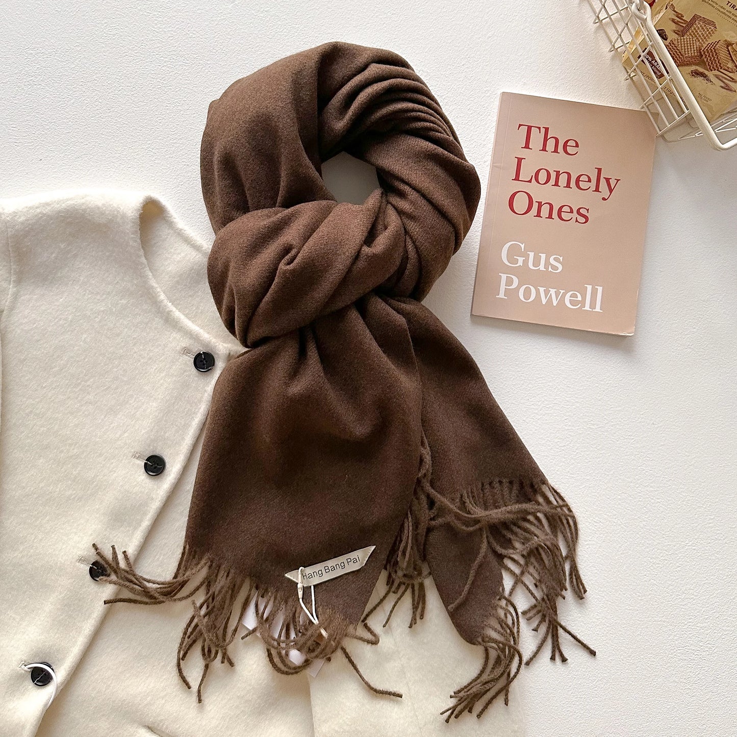Women's Long Knit Winter Scarf – Shawl Wrap & Pashmina