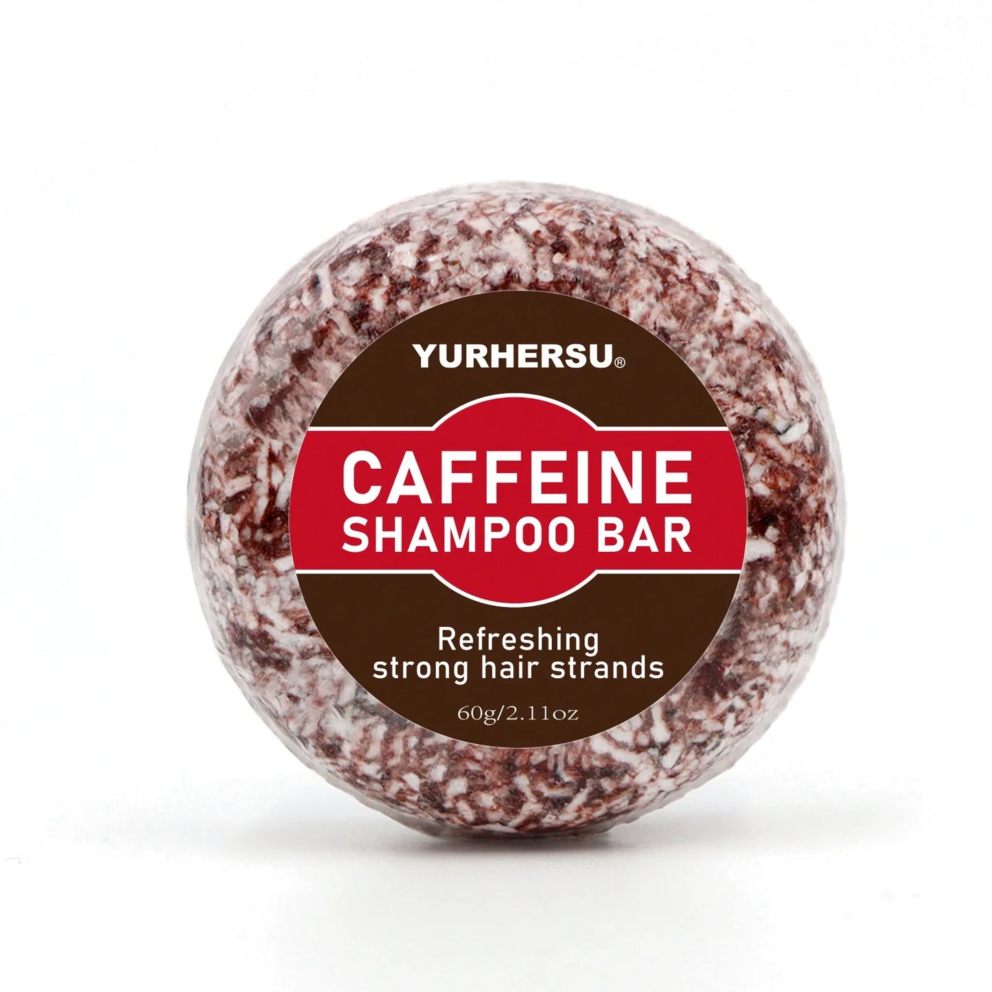 YURHERSU Caffeine Shampoo Bar – SLS-Free, Moisturizing, Tropical