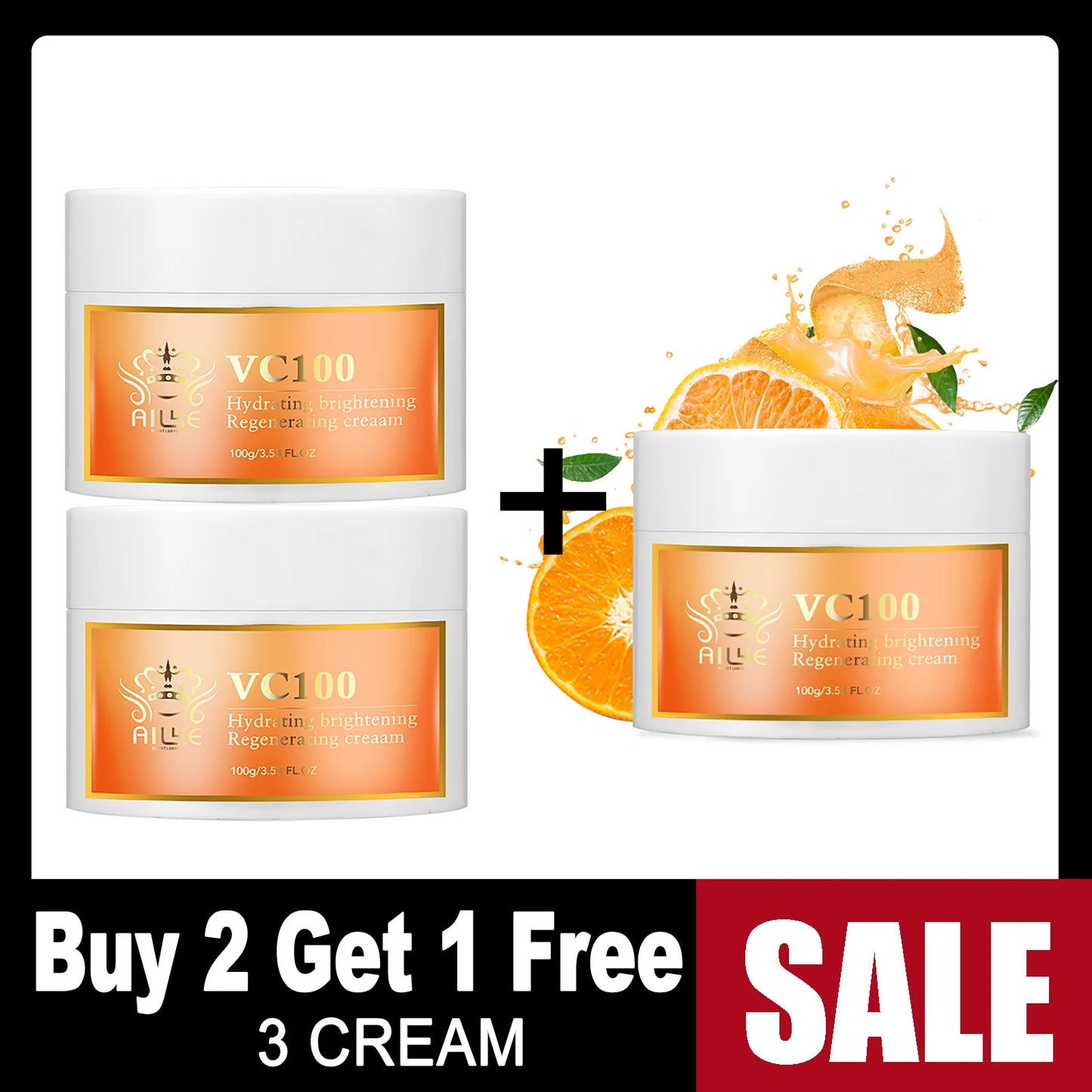 AILKE Organic Vitamin C Brightening & Firming Skincare Set