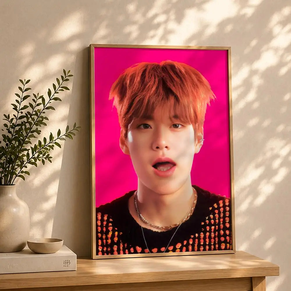 Kpop R-RIIZES Poster HD Self Adhesive Waterproof Wall Art Ideal for Home Office Dorm Bedroom Great Gift Peaceful Pleasures Health and Wellness White11 40X50cmNoframe