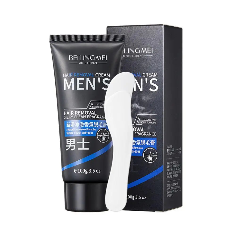 Hair Removal Cream Men And Women Painless Smooth And Refreshing Reshaping Confidence Enjoy Silky Skin 60ml/100g Peaceful Pleasures Health and Wellness 100g