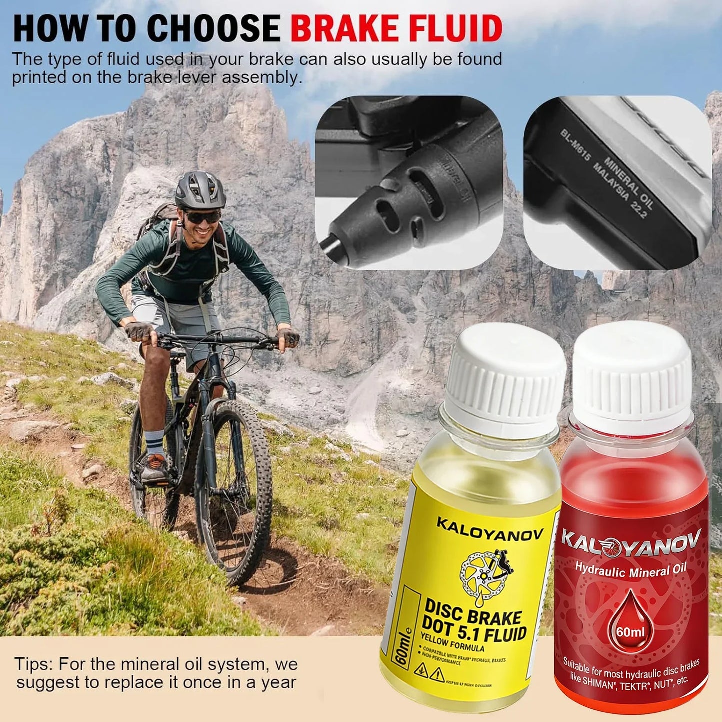 Hydraulic Disc Brake Bleed Kit – Mineral Oil & DOT 5.1 MTB