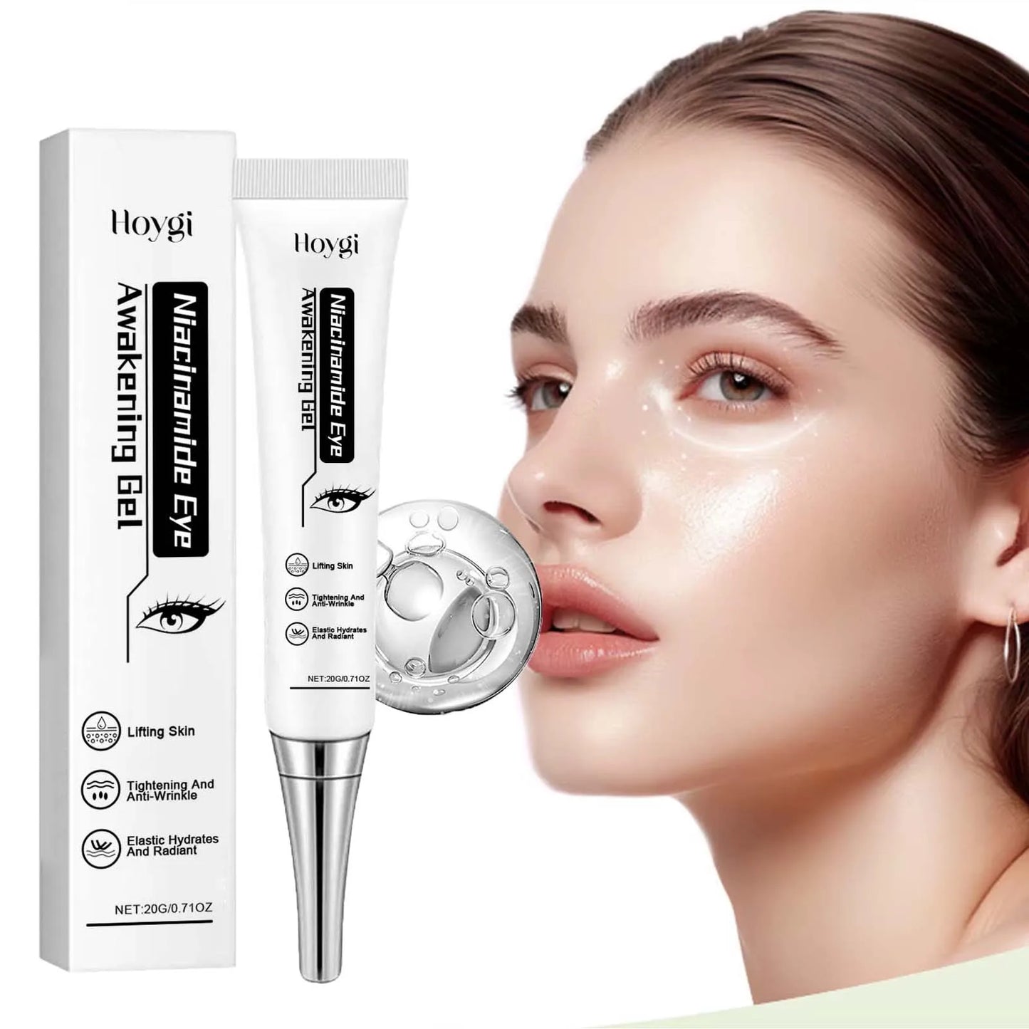 Nicotinamide Eye Cream Gel – Dark Circles & Puffiness Relief