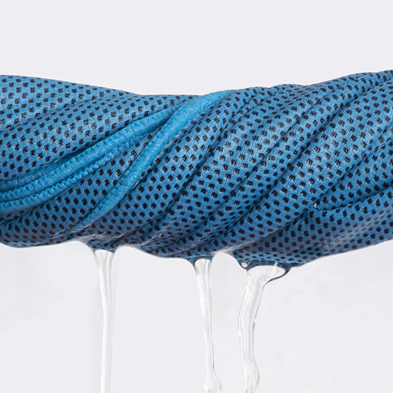 The Sports Cold Towel Fitness Ice Towel Quick-drying Cool Towel Ice Silk Cooling Sports Towel Has Good Water Absorption Peaceful Pleasures Health and Wellness