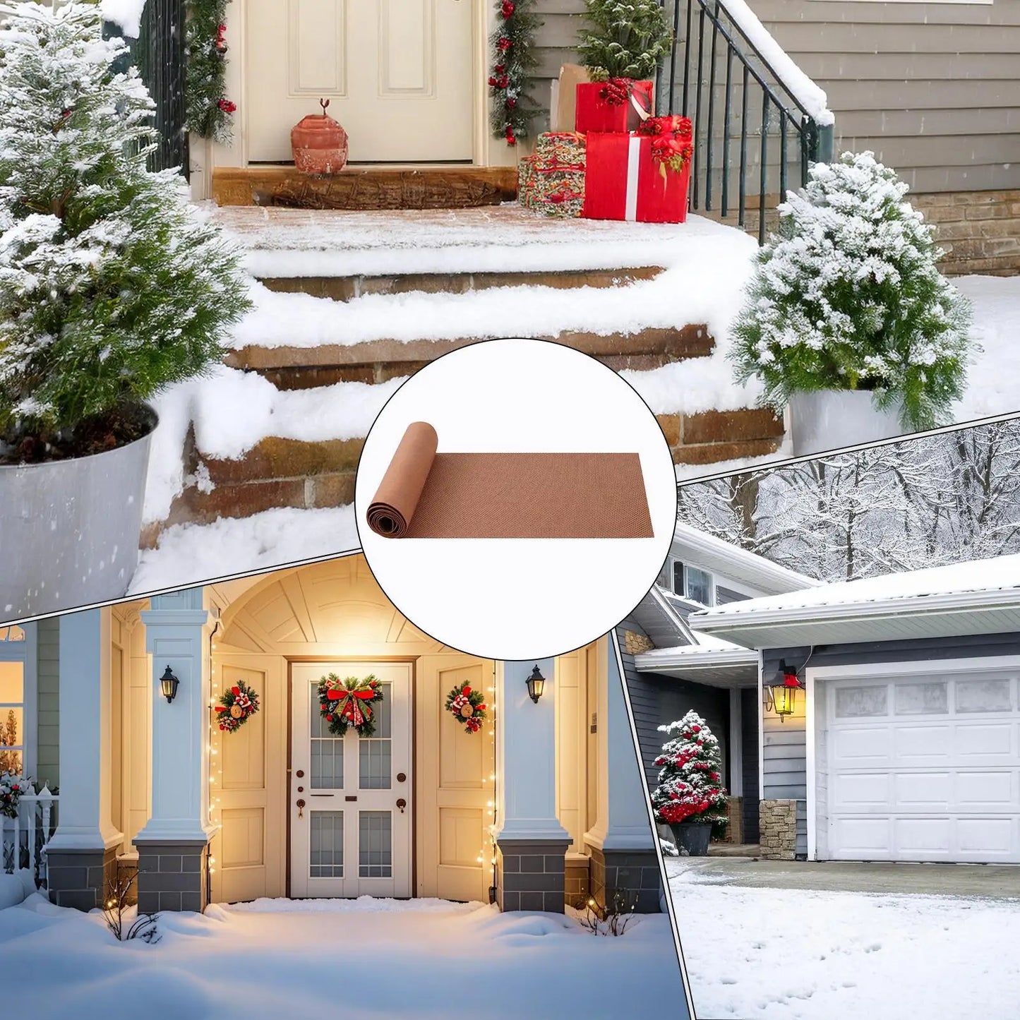 Anti-Slip Winter Walkway Runner Mat 300x40cm | Stairs & Porch