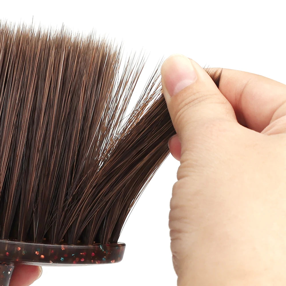 Hair Salon Soft Hair Cleaning Brush Neck and Face Hair Fragmentation Sweeping Brush Multi functional Hairdressing Tool Peaceful Pleasures Health and Wellness