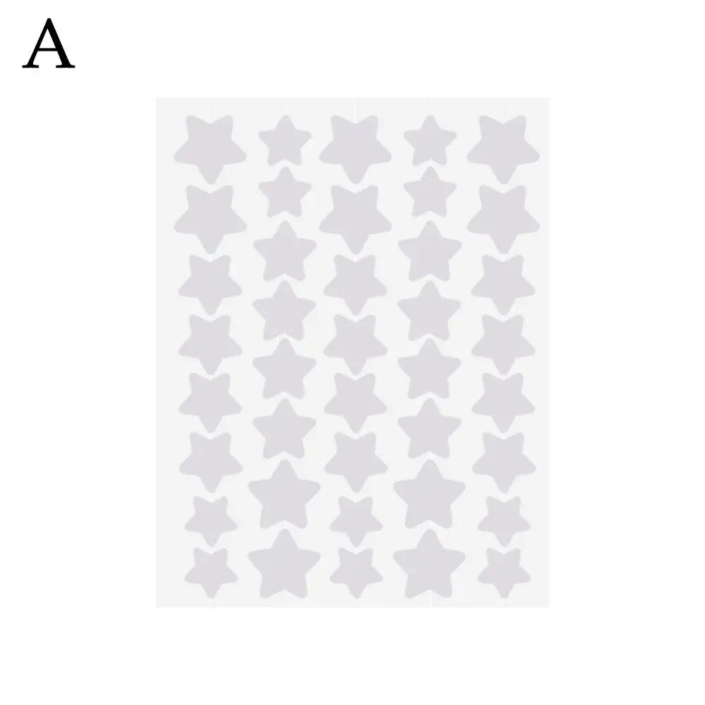 40-Pack Star-Shaped Pimple Cover Patches | Colorful & Cute