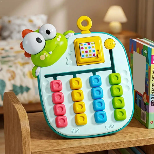 Cute Matching Slide Puzzle Toy Kids Early Educational Brain Training Peaceful Pleasures Health and Wellness