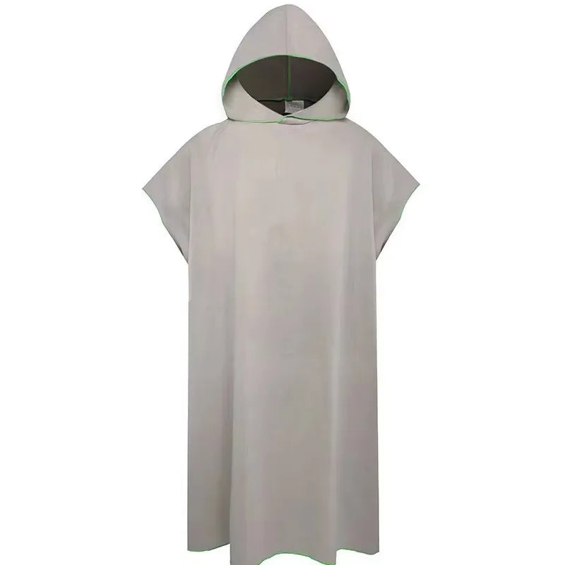 Microfiber Hooded Swim Robe – Quick-Dry Beach & Pool Wrap