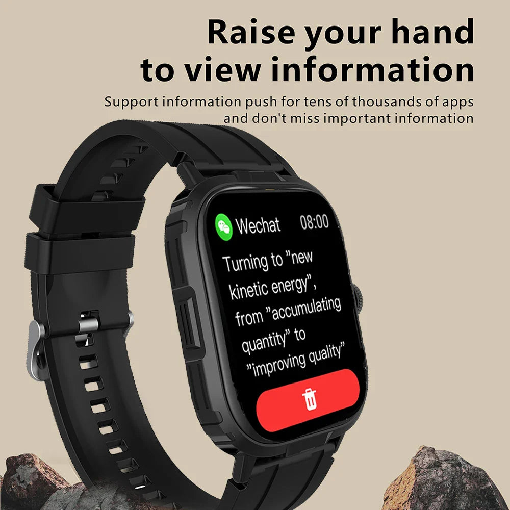 Military GPS Smartwatch IP68 Outdoor Sports Tracker Bluetooth