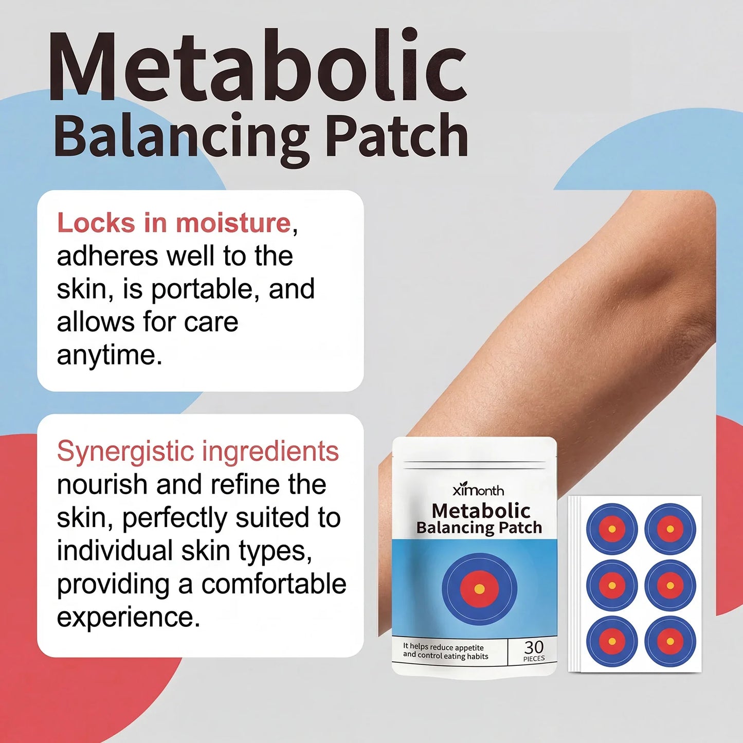 Ximonth Nourishing Skin Patches | Daily Moisturizing Care