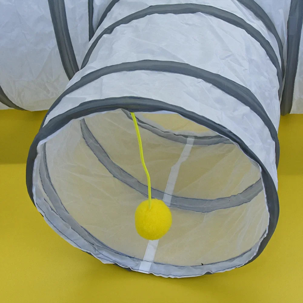 Foldable Cat Tunnel Toy – Interactive Play Tube for Cats