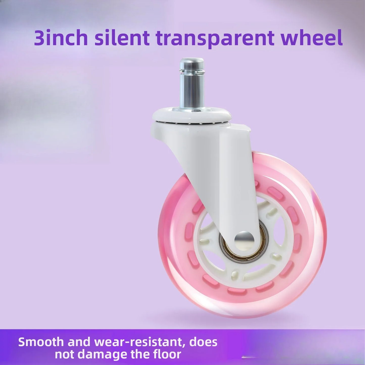 5-Pack Soft Rubber Swivel Caster Wheels | Furniture & Baby Crib