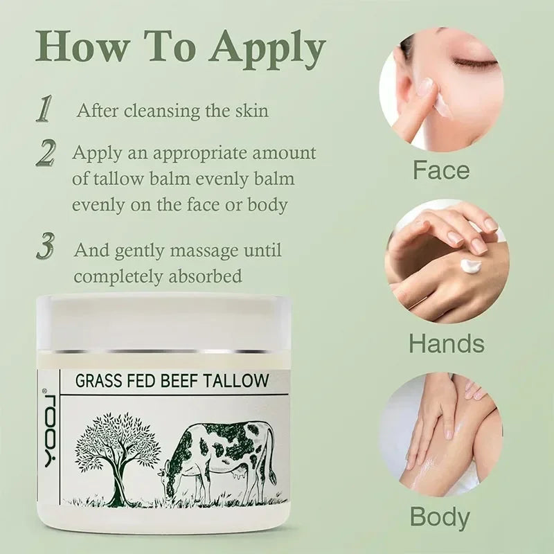 Beef Tallow & Wild Honey Whipped Face & Body Moisturizer 50ml