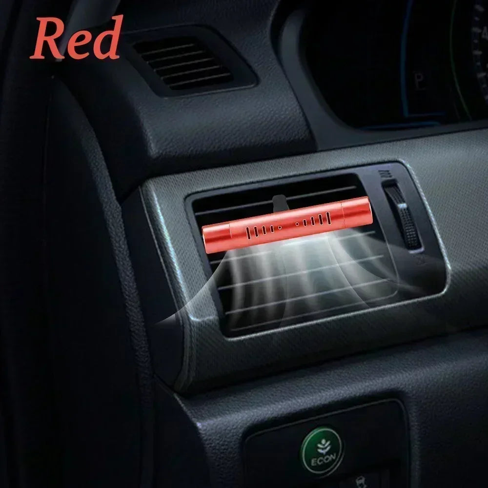 Car Fragrance Custom Vent Clip Cylindrical Essential Oil Car Diffuser Vent Clip with Refill Sticks for Auto Office Kitchen Peaceful Pleasures Health and Wellness