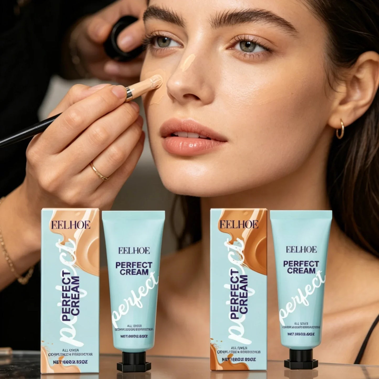 EELHOE Full Coverage Waterproof Concealer – All Skin Types
