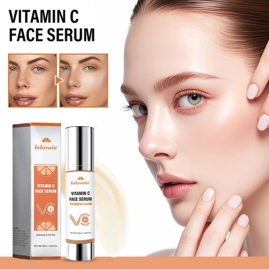 Vitamin C Face Serum Mild Ingredients Moisturizing Restoring Skin Elasticity Refreshing And Comfortable Facial Skin Care Essence Peaceful Pleasures Health and Wellness