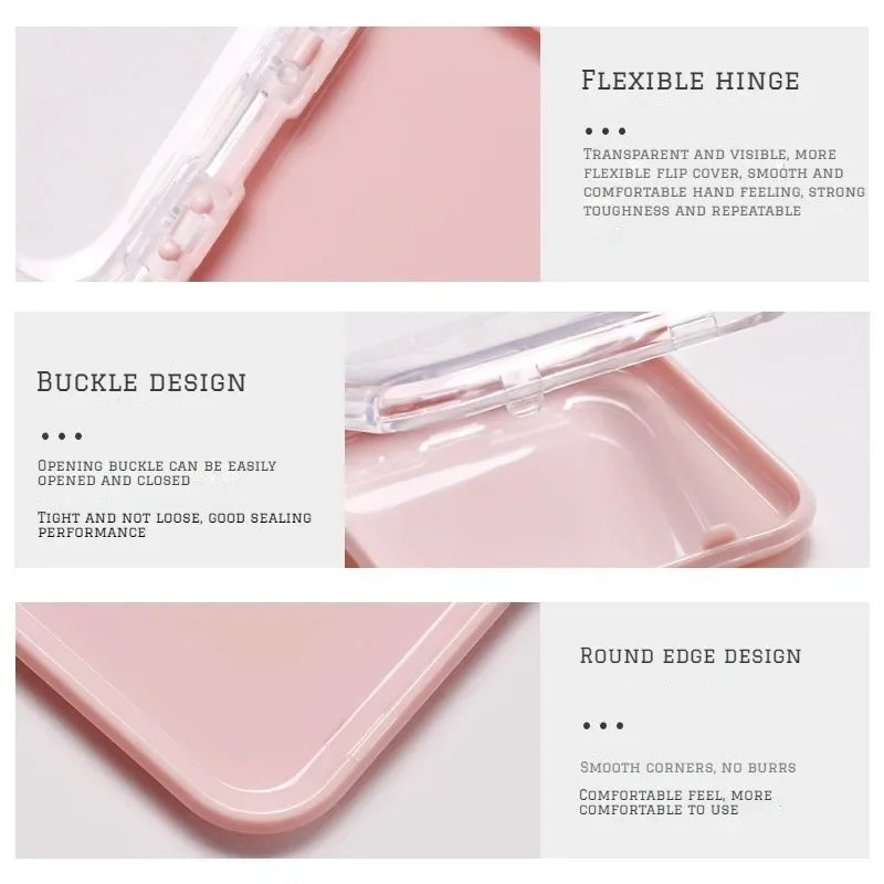 10 Pieces Empty Nail Boxes For Packaging Square Shape Box Wholesale Nail Tips Press On Nail Packaging Case Small Business Peaceful Pleasures Health and Wellness