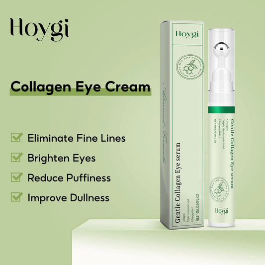 Collagen Eye Serum Lightening Dark Circles Remover Eye Bags Reduce Fine Lines Tightening Lifting Moisturizing Under Eye Roller Peaceful Pleasures Health and Wellness