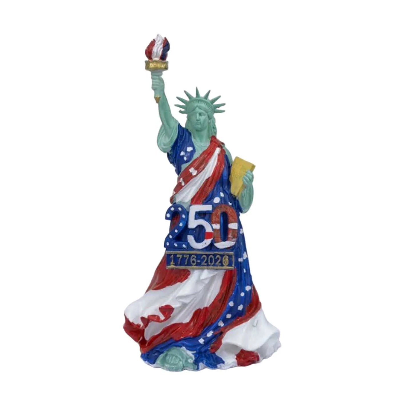 American 250th Anniversary Patriotic Resin Sculpture Ornament