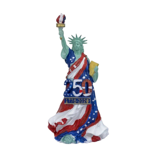 American 250th Anniversary Patriotic Resin Sculpture Ornament Patriotic Resin Sculpture Peaceful Pleasures Health and Wellness