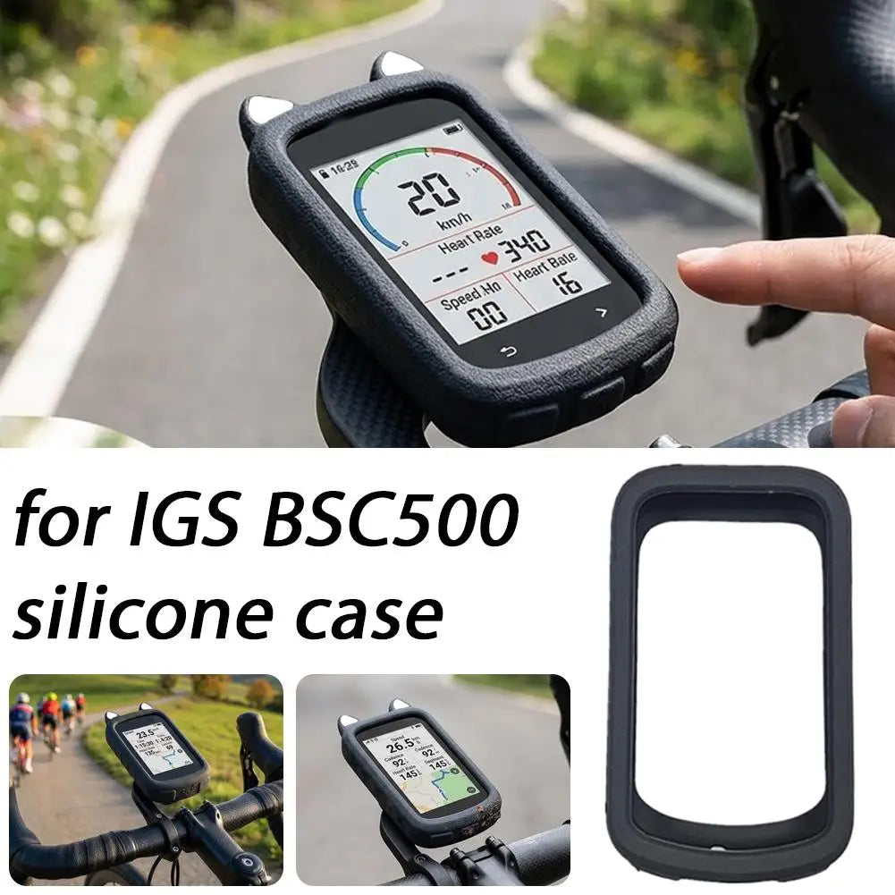 Silicone Protective Case for IGS BSC500 Bike Computer – Scratch-Resistant Cover Peaceful Pleasures Health and Wellness