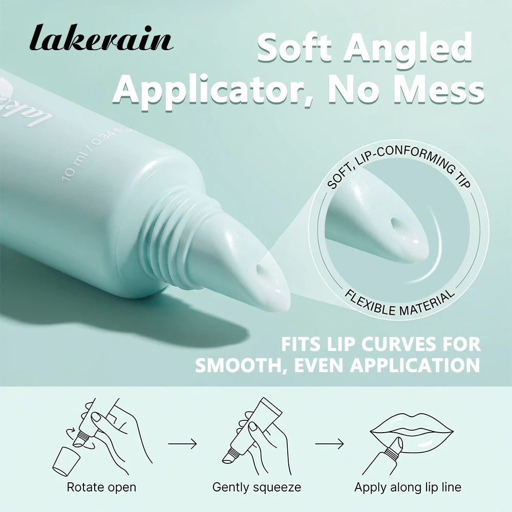 Lakerain Soothing Prep Lip Mask Exfoliate Deep Moisturizing Cool Soothing Lips Rich Color Rendering Gentle Tearable Lip Mask Peaceful Pleasures Health and Wellness