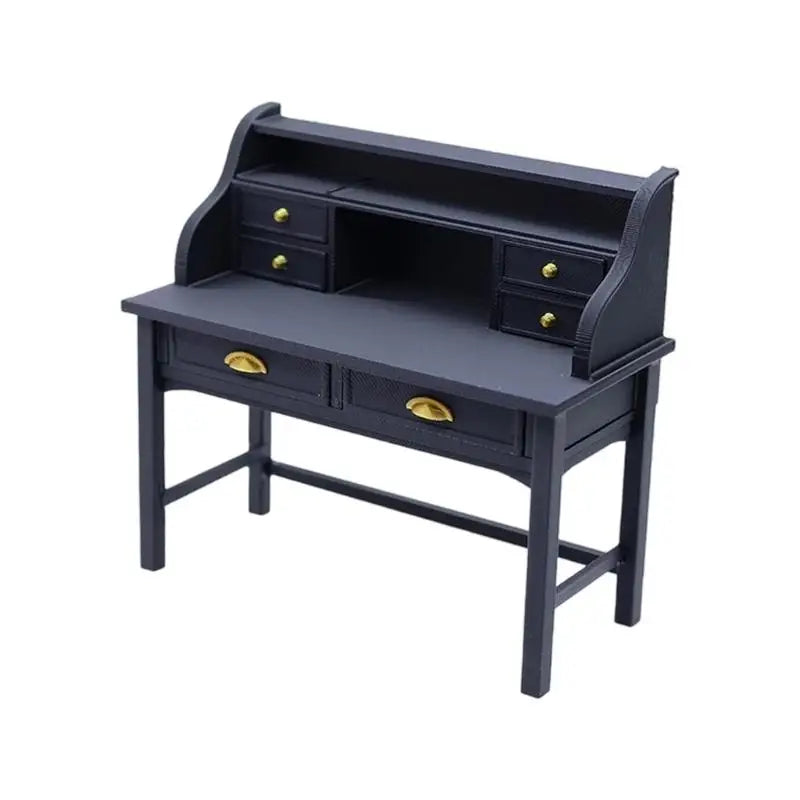 1/12 Scale Miniature Desk | Dollhouse Furniture for Display