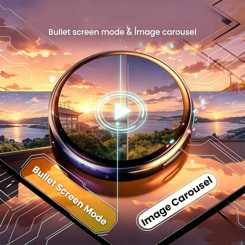 HD Touch Screen Smart Digital Badge – GIF & Video Display