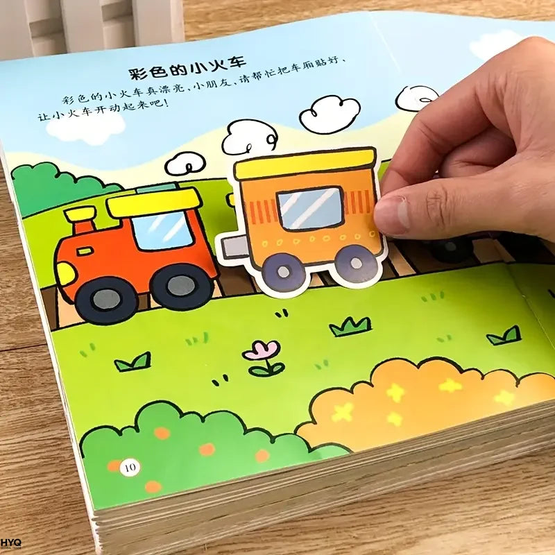 Sticker Book Toddlers 3+ Educational Fun Kids Creative Craft Activity