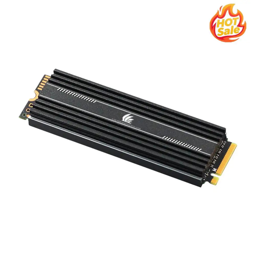 M.2 2280 SSD Aluminum Heat Sink with Thermal Cooling Pads