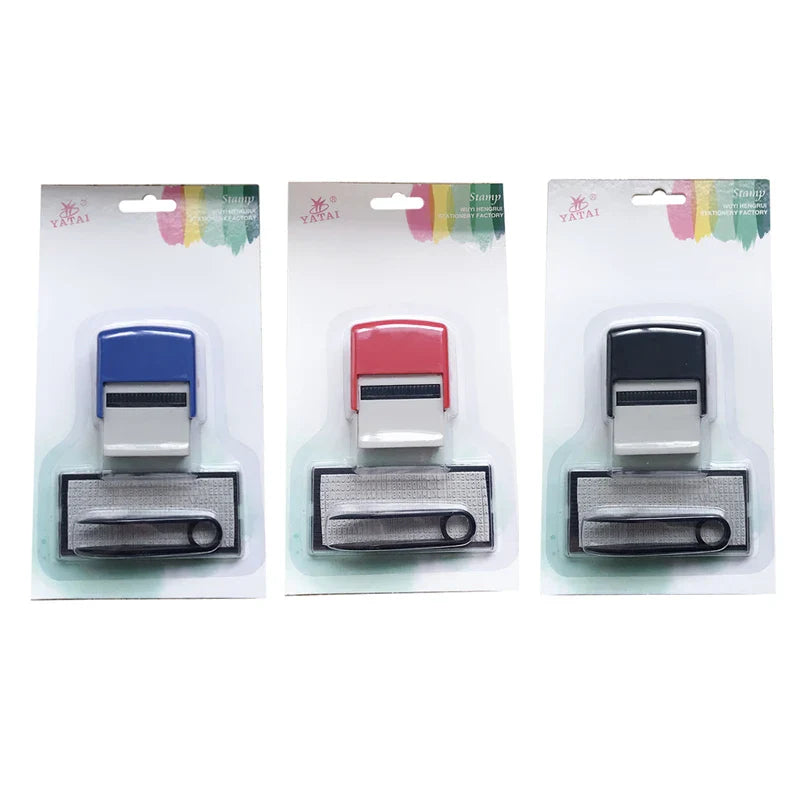 DIY Custom Self-Inking Rubber Stamp Kit – Letters & Numbers
