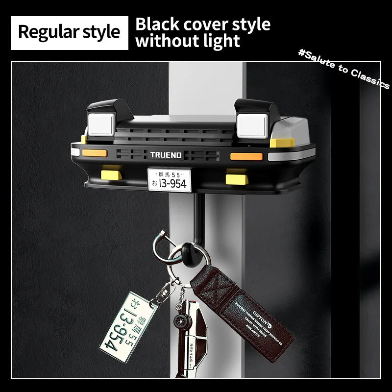 AE86 Car Creative Hook Headlight Key Storage Rack Keychain Holder for Vehicle Decoration key holder Peaceful Pleasures Health and Wellness No light style