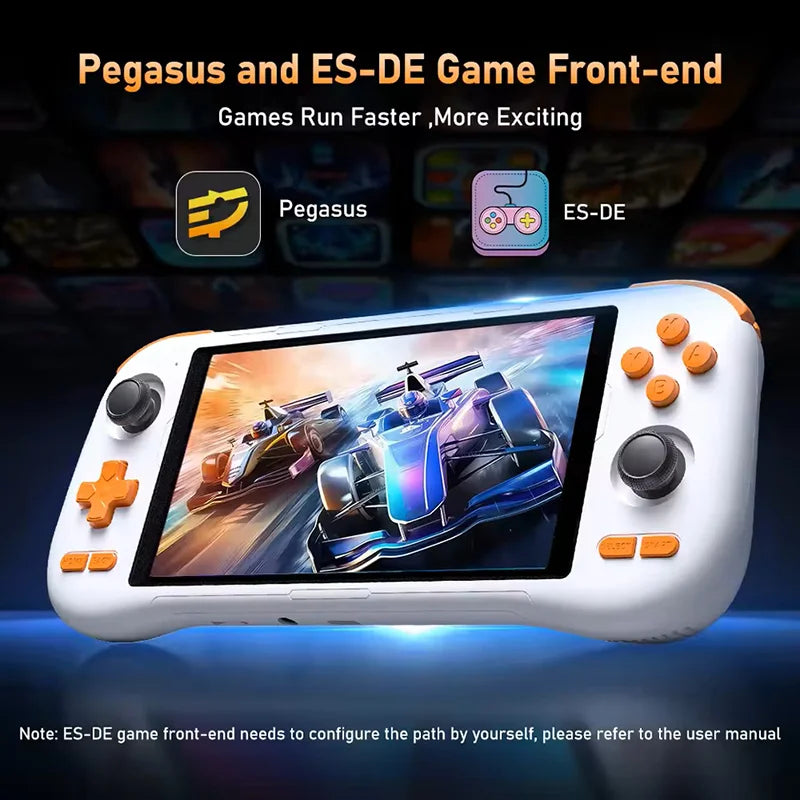 K56 Android 14 portable gaming console with 5.5-inch touchscreen and over 50 retro video game emulators for DC/MAME/SS/PSP Peaceful Pleasures Health and Wellness