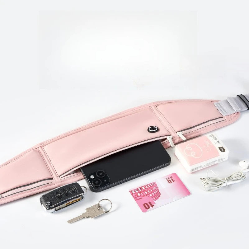 Reflective Waterproof Running Waist Pack – Adjustable Belt Bag