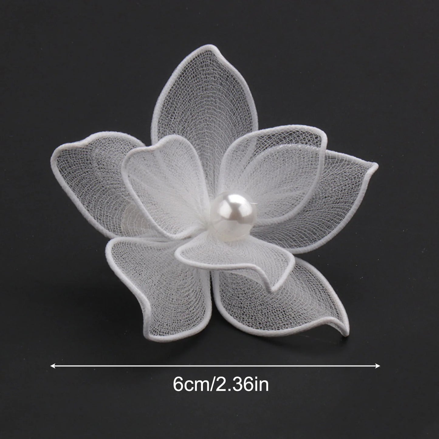 Woman Hair Clips Accessories Hairpin Sweet Fabric Flower Hair Weaving Jewelry for Wedding Banquet Chinese Clothes Party Peaceful Pleasures Health and Wellness