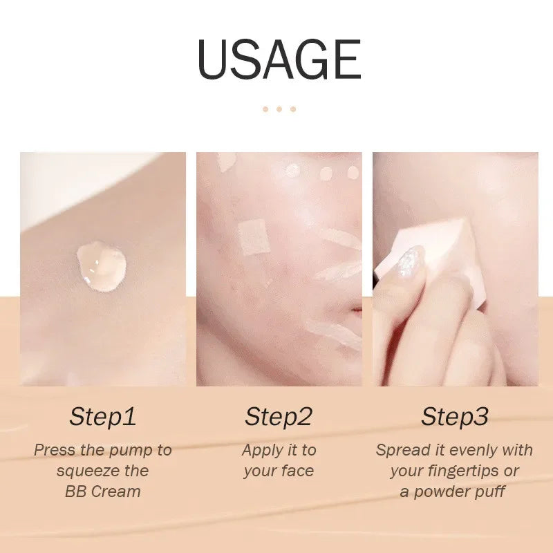 BB Cream Foundation – Waterproof, Brightening & Long-Lasting 30ml