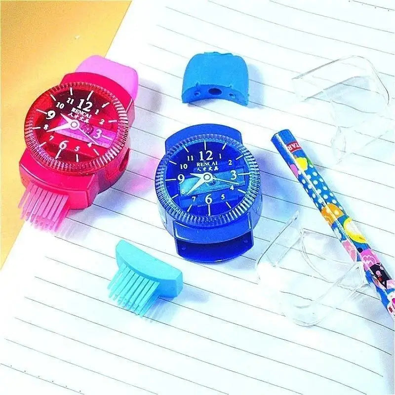 1 Pencil Sharpener Wristwatch Modeling Eraser Brush Lovely Kawaii