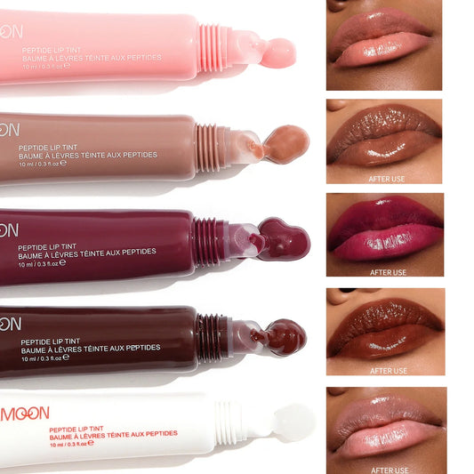 Fafamoon Mirror Lip Gloss & Lip Oil | Nude Brown Plumping Gloss Plumping Lip Gloss Peaceful Pleasures Health and Wellness