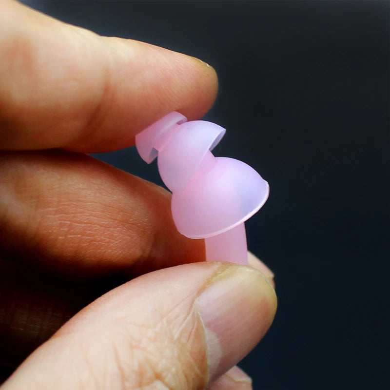 Waterproof Silicone Noise Cancelling Earplugs – 10 Pack