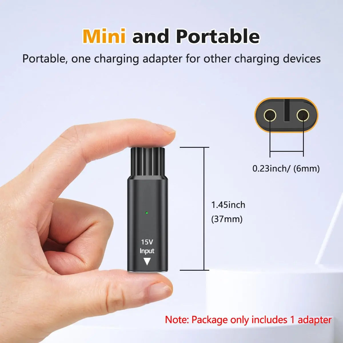 15V USB-C Shaver Adapter for Philips OneBlade QP6510 QP6520 Peaceful Pleasures Health and Wellness