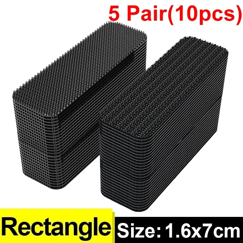 Tape Non-slip Velcros Sofa Diy Self-adhesive Carpet Fixing Stickers Car Fastener Accessories Double-sided Car Floor Mats Apparel Peaceful Pleasures Health and Wellness B-style 70mm
