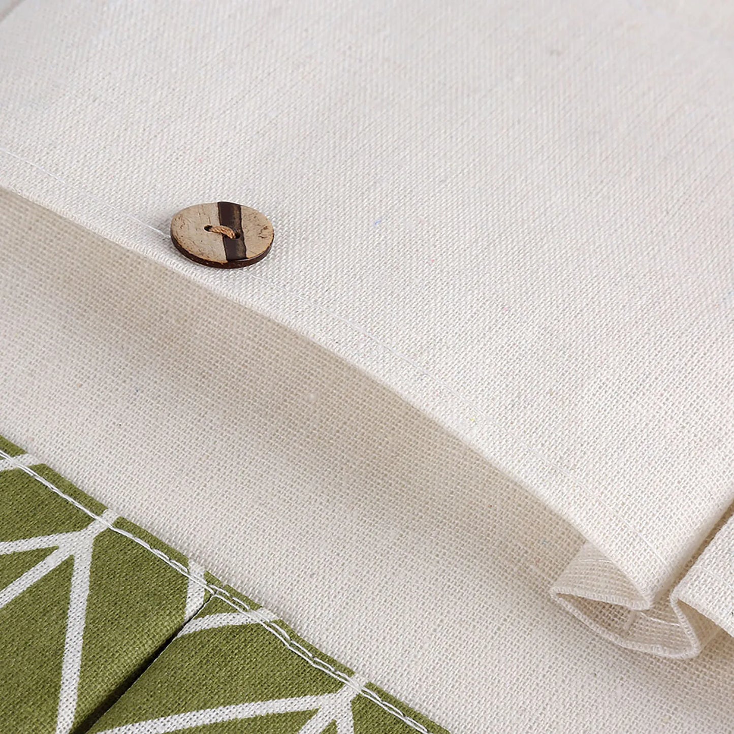Hanging Storage Bag Hanging Pouch Large Capacity Waterproof Eco-friendly Cotton Linen Bathroom Bedroom for Home Peaceful Pleasures Health and Wellness