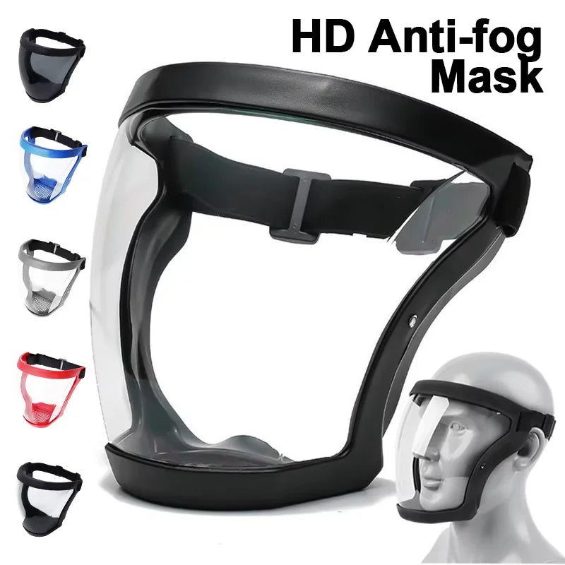 Full Face Shield Anti-Fog Transparent Splash Protector